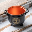 incense, burning incense, incense container, metal incense burning container