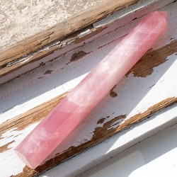 rose quartz, rose quartz crystal, obelisk, crystal obelisk