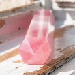 rose quartz, rose quartz crystal, obelisk, crystal obelisk