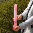 rose quartz, rose quartz crystal, obelisk, crystal obelisk