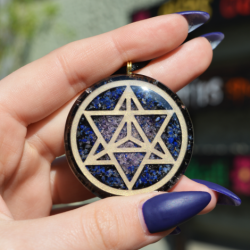 lapis lazuli,orgonite,orgonite necklace