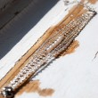 lace bracelet, lace bracelet silver white with pearls