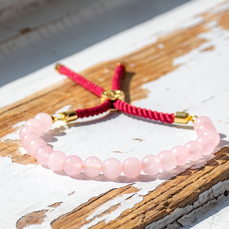 rose quartz bracelet