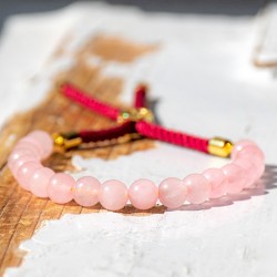rose quartz bracelet