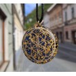 lapis lazuli,črni turmalin, zlato, orgonit, orgonit ogrlica, orgonit nakit, kristal za zaščito, energijski nakit