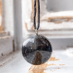 črni turmalin, orgonit ogrlica