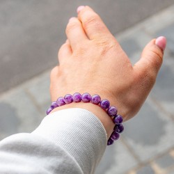 LEPIDOLITE bracelet 8 mm