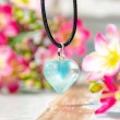 TOPAZ necklace (silver loop)