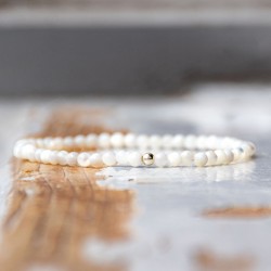 MOTHER OF PEARL bracelet 3mm