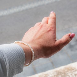 MOTHER OF PEARL bracelet 3mm