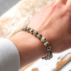 dalmatin jaspis zapestnica, energijski nakit, čustvene blokade, trgovina s kristali