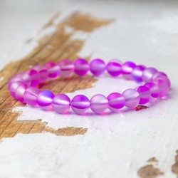 OPALIT vijolični otroška zapestnica 6mm