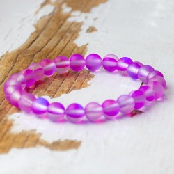 OPALIT vijolični otroška zapestnica 6mm