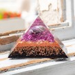 AMETHYST and SHUNGITE orgonite pyramid, orgonite, ametyst orgonite