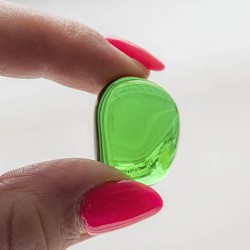 GREEN OBSIDIAN (VOLCANIC GLASS) pocket crystal