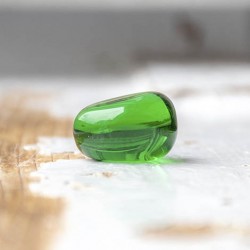 GREEN OBSIDIAN (VOLCANIC GLASS) pocket crystal