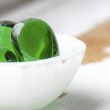 GREEN OBSIDIAN (VOLCANIC GLASS) pocket crystal