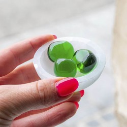 ZELENI OBSIDIAN (sint.) žepni kristal vulkansko steklo