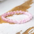 ROSE QUARTZ children's bracelet 6 mm falset