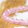 ROSE QUARTZ children's bracelet 6 mm falset