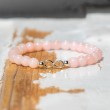 ROSE QUARTZ bracelet infinity