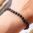 BLACK TOURMALINE bracelet 6 mm