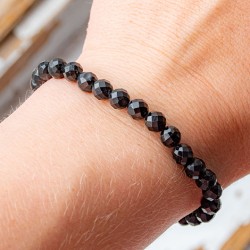BLACK TOURMALINE bracelet 6 mm