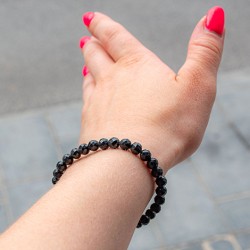 BLACK TOURMALINE bracelet 6 mm