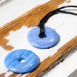 BLUE CHALCEDONY necklace