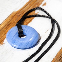 BLUE CHALCEDONY necklace