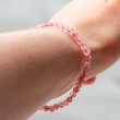 STRAWBERRY QUARTZ AA bracelet 4 mm