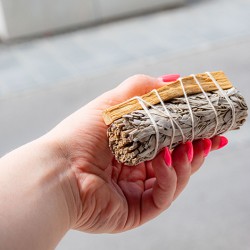 incense white sage and palo santo