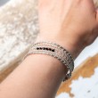 LACE BRACELET silver with swarowski crystals