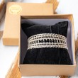 LACE BRACELET silver with swarowski crystals