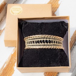 LACE BRACELET gold with swarowski crystals