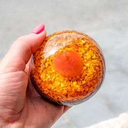CARNELIAN Orgonite half sphere 45