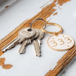 ANGELSKO ŠTEVILO 333 obesek za ključe