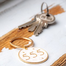 ANGELSKO ŠTEVILO 555 obesek za ključe