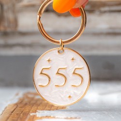 ANGELSKO ŠTEVILO 555 obesek za ključe