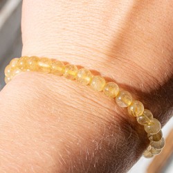 RUTILATED QUARTZ  bracelet 6mm