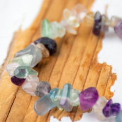 FLUORITE bracelet chips