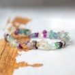 FLUORITE bracelet chips