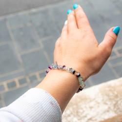 FLUORITE bracelet chips