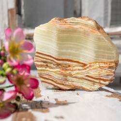 ARAGONITE crystal slice L