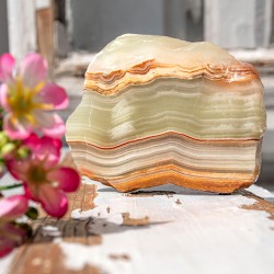 ARAGONITE crystal slice L