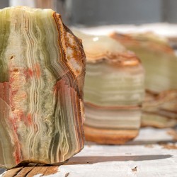 ARAGONITE crystal slice L