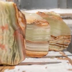 ARAGONITE crystal slice L