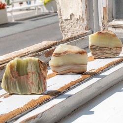 ARAGONITE crystal slice L