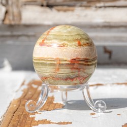 ARAGONITE crystal sphere 4-5 cm