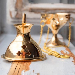 BRASS Incense burning container